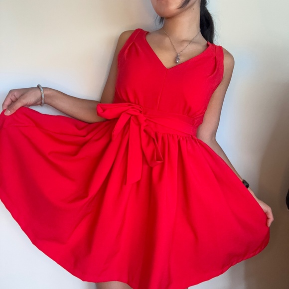 Little Ruby Red Dress - Picture 1 of 2